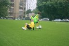 L. Spalvis tapo teisėju ir surengė treniruotę jauniesiems futbolininkams