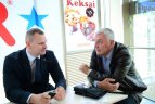 J. Kazlauskas ir M. Špokas susitiko su žiniasklaida