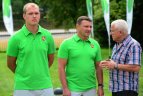 Lietuvos rinktinės palydos į II jaunimo vasaros olimpines žaidynes Nandzinge.