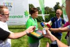 Lietuvos rinktinės palydos į II jaunimo vasaros olimpines žaidynes Nandzinge.