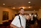 Lietuvos krepšinio rinktinė atvyko į Zagrebą kur žais paskutinį kontrolinį mačą prieš pasaulio čempionatą