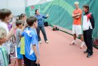 VTA treniruotėje apsilankė Ričardas Berankis ir L. Mugevičius