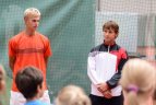 VTA treniruotėje apsilankė Ričardas Berankis ir L. Mugevičius