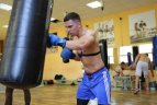 Lietuvos sporto universitete tiriami boksininkai.