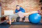D.Belickaitės treniruotė klube "Body Gym" su A.Žardeckiu.