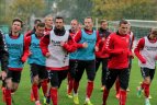 Lietuvos futbolo rinktinė susirinko Vilniuje