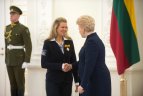 2015 02 16. Apdovanota Lietuvos buriuotoja Gintarė Scheidt.