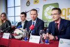 "SMScredit.lt A lygos"  spaudos konferencija.