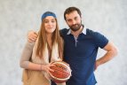 Mokykloje lankėsi "Prienų" krepšininkai