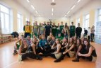 Mokykloje lankėsi "Prienų" krepšininkai