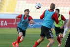 Lietuvbos rinktinė ruošiasi rytdienos draugiškoms rungtynėms su Malta