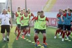 Lietuvbos rinktinė ruošiasi rytdienos draugiškoms rungtynėms su Malta