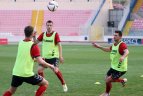 Lietuvbos rinktinė ruošiasi rytdienos draugiškoms rungtynėms su Malta