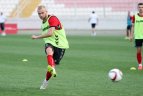 Lietuvbos rinktinė ruošiasi rytdienos draugiškoms rungtynėms su Malta
