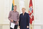 Prezidentė pasveikino Europos žaidynių medalininkus