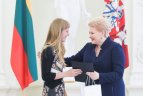 Prezidentė pasveikino Europos žaidynių medalininkus