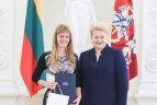 Prezidentė pasveikino Europos žaidynių medalininkus