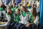 Palydos į olimpinį festivalį.