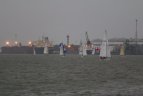 Kuršių marių regata startavo sunkiomis sąlygomis