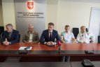 Lietuvos bokso federacijos spaudos konferencija.