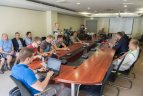 Lietuvos bokso federacijos spaudos konferencija.