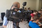 Lietuvos bokso federacijos spaudos konferencija.