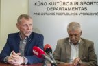 Lietuvos bokso federacijos spaudos konferencija.