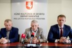Lietuvos bokso federacijos spaudos konferencija.