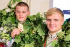Boksininkai E.Stanionis ir E.Petrauskas grįžo su Europos čempionato medaliais.