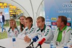 CEV Kontinentinės taurės IV etapas Vilniuje. Spaudos konferencija