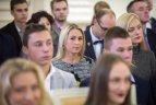 Apdovanojimų ceremonija prezidentūroje.