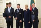 Apdovanojimų ceremonija prezidentūroje.