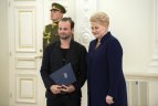 Apdovanojimų ceremonija prezidentūroje.