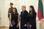 Apdovanojimų ceremonija prezidentūroje.