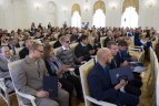 Apdovanojimų ceremonija prezidentūroje.