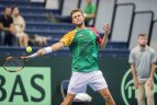 Daviso taurė: Laurynas Grigelis – Ilja Marčenka- 0:6, 1:6, 7:6, 6:4, 3:6 .