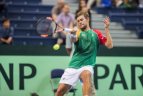 Daviso taurė: Laurynas Grigelis – Ilja Marčenka- 0:6, 1:6, 7:6, 6:4, 3:6 .