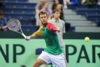 Daviso taurė: Laurynas Grigelis – Ilja Marčenka- 0:6, 1:6, 7:6, 6:4, 3:6 .