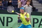 Daviso taurė: Laurynas Grigelis – Ilja Marčenka- 0:6, 1:6, 7:6, 6:4, 3:6 .