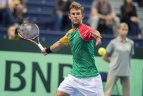 Daviso taurė: Laurynas Grigelis – Ilja Marčenka- 0:6, 1:6, 7:6, 6:4, 3:6 .