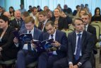 Europos žaidynių prizininkų pagerbimas.