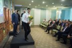Europos žaidynių prizininkų pagerbimas.