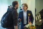 Europos žaidynių prizininkų pagerbimas.