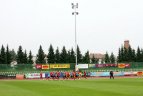 Lietuvos futbolo rinktinės treniruotė Slovėnijoje.