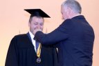 A.Guoga inauguruotas LSU Garbės daktaru