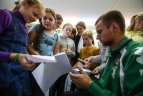 Vilniaus „Žalgirio“ futbolininkai dalijosi sveikos mitybos patirtimi