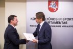 2015 m. pasaulio kariškių sporto žaidynių prizininkų pagerbimas.