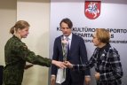 2015 m. pasaulio kariškių sporto žaidynių prizininkų pagerbimas.