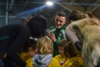 Vilniaus „Žalgirio“ futbolininkai pradžiugino specialių poreikių turinčius vaikus.