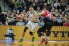 „Lietuvos rytas“ - „Žalgiris“ - 78:72 (21:14, 21:17, 18:18, 18:23).